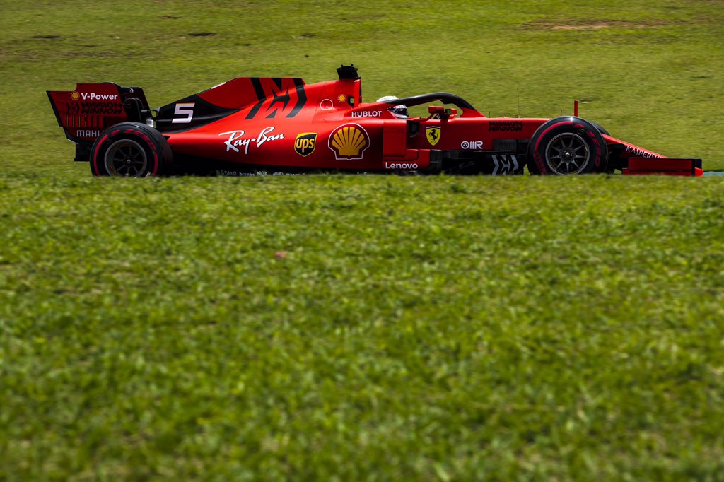 Gp Brasile 2019-Qualifiche-Vettel: “Mercedes e Red Bull sembrano utilizzare meglio le gomme”