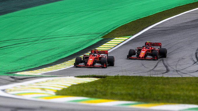 Interlagos giro 66: Ferrari vs Ferrari
