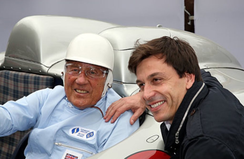 Stirling Moss e Toto Wolff