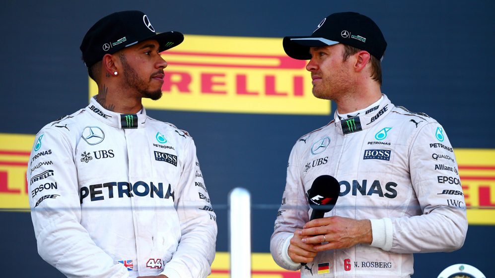 Lewis Hamilton e Nico Rosberg