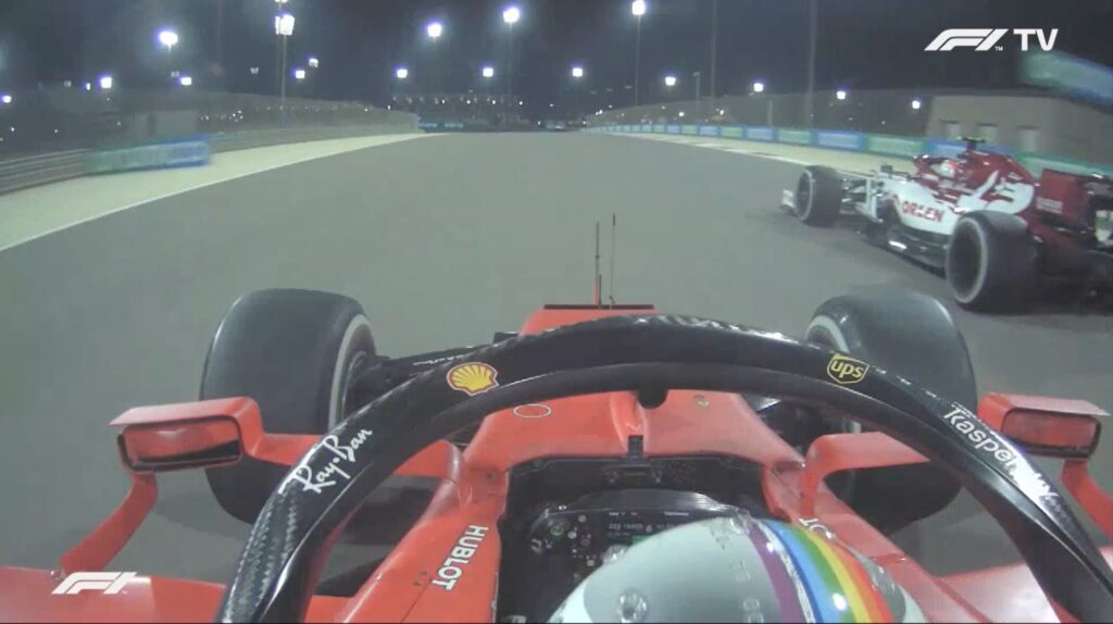 Analisi on board Vettel-Gp Bahrain 2020