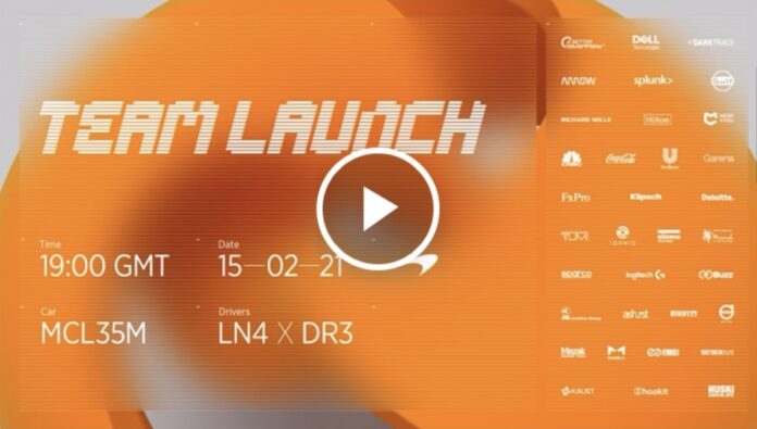 Presentazione McLaren MCL35M: in live dalle 20:00