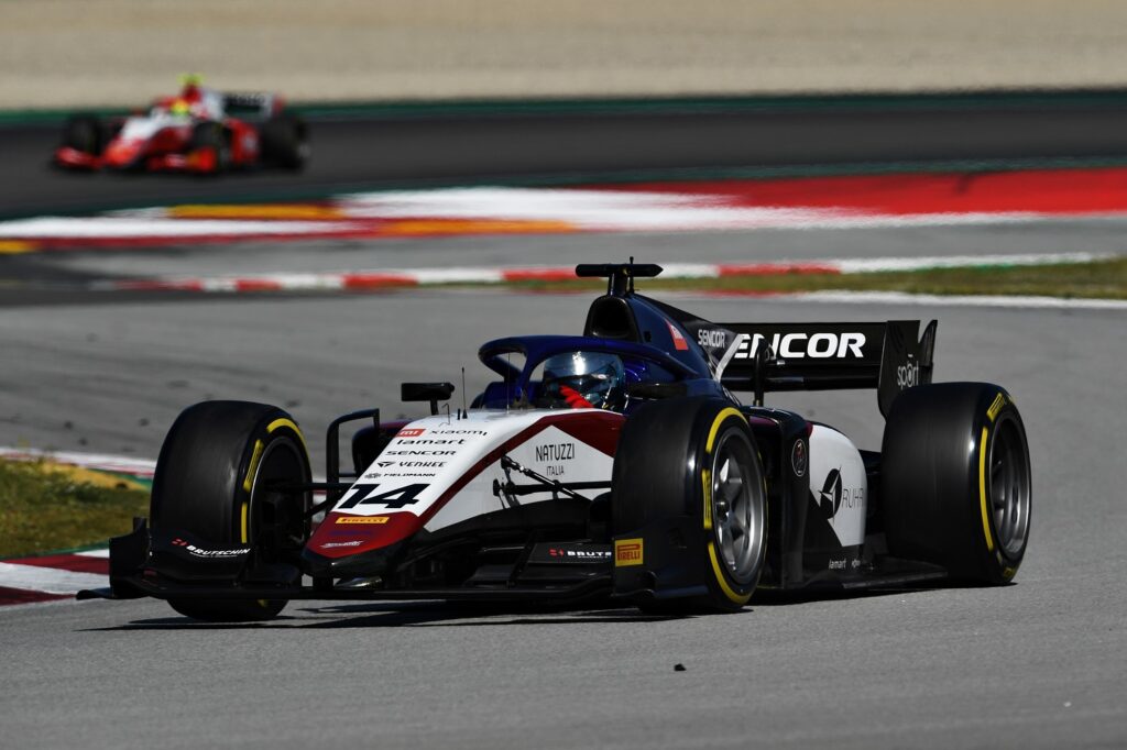 Felipe Drugovich chiude al comando gli ultimi test di F2  | David Beckmann (Charouz) 