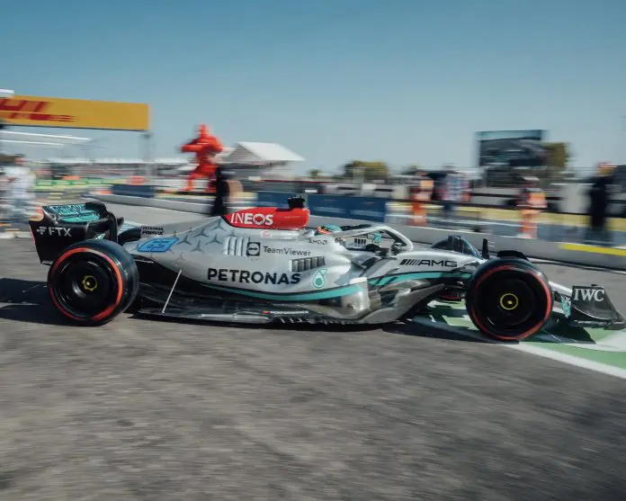 F1. Mercedes durante le prove libere del GP di Francia 2022