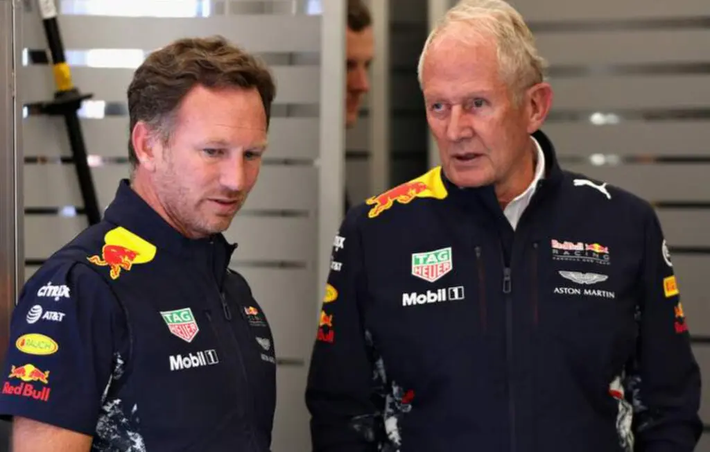F1, Chris Horner e Helmut Marko (Oracle Red Bull Racing)